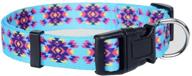 🐶 stylish aztec dog collar for male and female dogs - native pup, designer tribal pattern logo