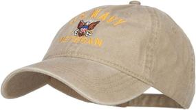 img 3 attached to E4Hats Veteran Military Embroidered Washed Sports & Fitness