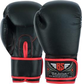 img 2 attached to 🥊 Be Smart Kids Boxing Gloves: Training Mitts for Children - Sparring Youth Boxing Gloves, 4-12 Years, 4oz & 6oz, Punch PU Leather for MMA, Muay Thai, Kick Boxing