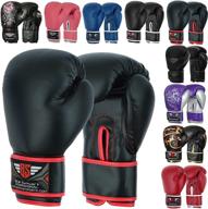 🥊 be smart kids boxing gloves: training mitts for children - sparring youth boxing gloves, 4-12 years, 4oz & 6oz, punch pu leather for mma, muay thai, kick boxing logo