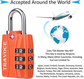 img 1 attached to 🔒 Enhancing Travel Security: Travoce Approved Luggage Inspection Indicator