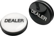 🎰 enhance your poker game with yuanhe double-sided casino grade poker dealer button puck - 3 inch diameter! логотип