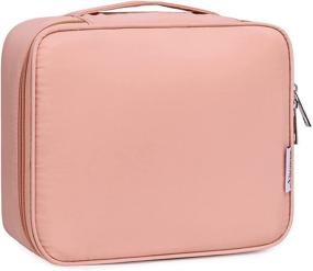 img 4 attached to 💼 Ultimate All-in-One Travel Makeup Organizer: Large Cosmetic Case for Beauty Essentials