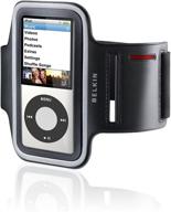 belkin dual fit armband ipod black logo