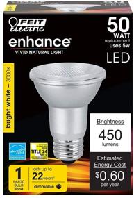 img 3 attached to 💡 Feit Electric PAR20DM 930CA Equivalent: High Performance LED Light Bulb