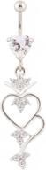 wowohe silver dangling piercing jewelry logo