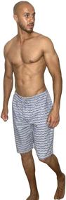 img 2 attached to 🩳 Comfortable Lounge Pajama Shorts with Drawstring and Pockets for Men's Sleep & Lounge Wear