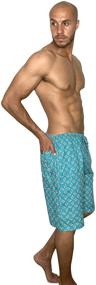 img 1 attached to 🩳 Comfortable Lounge Pajama Shorts with Drawstring and Pockets for Men's Sleep & Lounge Wear