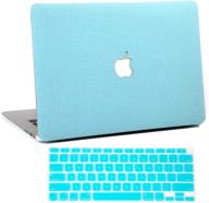 💻 suscadm macbook pro 13 inch case, 2020 2019 release a2338 a2289, nano leather anti-scratch skin decals stickers shell case & keyboard cover, blue logo