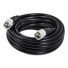 img 2 attached to 🔌 25ft CB Coaxial Cable, RG8x Low Loss Coax Cable 25ft, RFAdapter UHF PL259 Male to Male Antenna Cables, 50 Ohm for HAM Radio, Antenna Analyzer, Dummy Load, SWR Meter