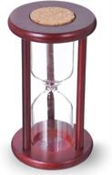 ⏳ wooden frame empty hourglass sand timer - sand not included logo