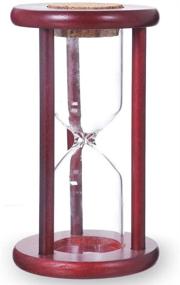 img 1 attached to ⏳ Wooden Frame Empty Hourglass Sand Timer - Sand not Included