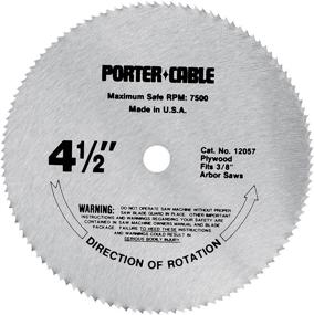 img 1 attached to 🔪 PORTER-CABLE 120-Tooth Circular Saw Blade for Precision Plywood Cutting - 4-1/2-Inch (12057)