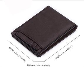 img 2 attached to 💼 Premium Men's Genuine Leather Wallets with Removable Card Holder