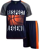 🏀 mad game 2 piece basketball performance boys' clothing: enhance your game in style! logo