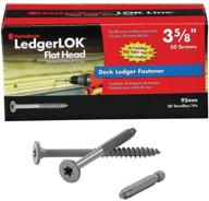 винт fastenmaster ledgerlok с плоской головкой логотип