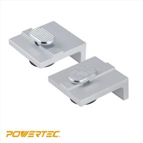 img 2 attached to 🛠️ Enhance Your T-Track System with POWERTEC 71362 Stop Kit - 4PK - Parallel & Perpendicular Stops Included