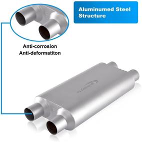 img 2 attached to Floshine Universal Mufflers Outlet，Performance Automotive Replacement Parts