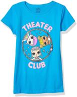 turquoise girls' clothing: l.o.l. surprise theater collection logo