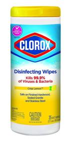 img 4 attached to 🍊 Clorox 01594CT Disinfecting Wipes, Citrus Blend, 35/Canister - Improved SEO