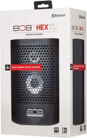 img 1 attached to Черная портативная колонка 808 Audio SP901BKP HEX TL - с возможностью зарядки и поддержкой Bluetooth.