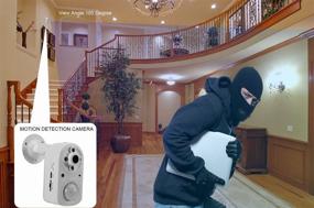 img 2 attached to Улучшенная безопасность домашнего офиса: камера eoqo Hack-Proof 1080p H.264 Codec с датчиком движения, ночным видением и длительным резервным питанием.