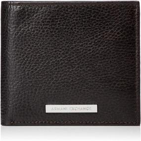 img 4 attached to Бумажник Armani Exchange Bifold Коричневый