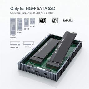 img 1 attached to 💽 Yottamaster Dual Bay M.2 Рейд-корпус: высокоскоростной USB3.1 Type-C, поддержка RAID 0/1 - до 4 ТБ емкость