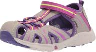 get your kid active with merrell's hydro junior sport sandals logo