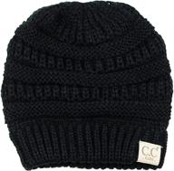 🧶 c.c kids' cozy and stylish knit ski beanie hat for children logo