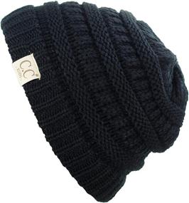 img 3 attached to 🧶 C.C Kids' Cozy and Stylish Knit Ski Beanie Hat for Children