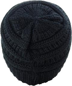 img 2 attached to 🧶 C.C Kids' Cozy and Stylish Knit Ski Beanie Hat for Children
