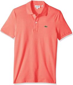 img 1 attached to 👕 Рубашка мужская Lacoste Petit Piqué Bordeaux размер M: Коллекция изысканной одежды для стильных мужчин.