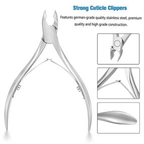 img 3 attached to FERYES Cuticle Nippers Jaw Professional