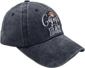 img 2 attached to 🧢 Waldeal Men's Dog Dad Washed Adjustable Baseball Cap: A Perfect Hat for the Dog Lovers!