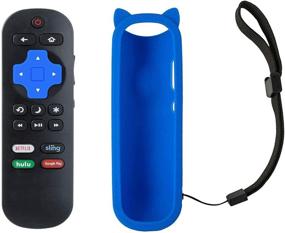 img 4 attached to 📱 Blue Case Remote Control for Insignia NS-RCRUS-17 Roku TV Models: NS-32DR420NA16, NS-32DR420NA16A, NS-32DR420NA16B, NS-40DR420NA16, NS-40DR420NA16B, NS43DR710NA17, NS-43DR710NA17, NS-55DR620NA18