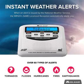 img 3 attached to 📻 Midland WR120B/WR120EZ - S.A.M.E. NOAA Emergency Weather Alert Radio: Trilingual Display, 60+ Alerts, Alarm Clock - Buy the Box Packaging Now!