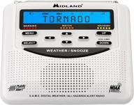 📻 midland wr120b/wr120ez - s.a.m.e. noaa emergency weather alert radio: trilingual display, 60+ alerts, alarm clock - buy the box packaging now! logo