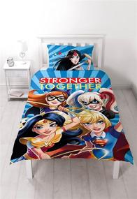 img 3 attached to DC Super Hero Girls Duvet Cover and Pillowcase Set - UK Single Size/US Twin Size for Enhanced SEO