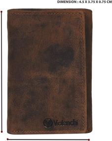 img 2 attached to 👜 Valenchi Genuine Leather Trifold Italian Wallet: Superior Quality and Style