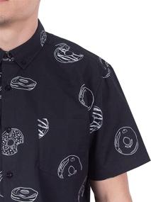 img 3 attached to 🌺 Hawaiian Shirts for Boys - Short Sleeve Printed Button Up Shirt by Visive