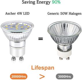 img 1 attached to Ваше пространство станет ярче с лампочками Asсher Halogen Equivalent Daylight Non Dimmable (Эффективное освещение вашего пространства с помощью ламп Asсher эквивалентных галогенным, дневного света, не поддавающихся диммированию).