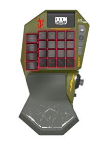 img 3 attached to 🎮 Hori PlayStation 4 TAC Pro Type M2 (Doom Edition) KeyPad and Mouse Controller - Officially Licensed by Sony & Bethesda - Perfect for FPS Games - PlayStation 4