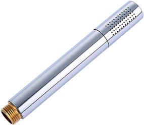 img 4 attached to Round Brass Chromed Handheld Showerhead: Ultimate Universal Shower Head