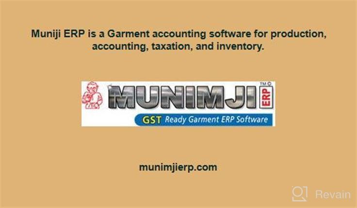 img 1 attached to Munimji ERP review by Michael Flade