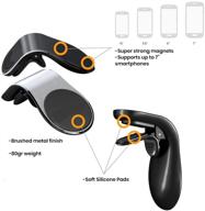 📱 magnetic universal car cell phone holder stand with air vent clip mount logo