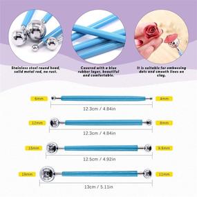 img 3 attached to 🎨Повысьте свою творческую мастерскость в работе с глиной с помощью набора резцов Swpeet 22 шт. для моделирования глины: керамика, фондант и принадлежности для украшения тортов.