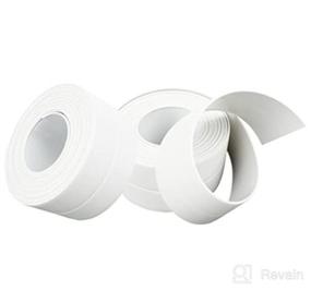 img 5 attached to 🛁 White Self-Adhesive Bathroom Protector for Decorative Sealing