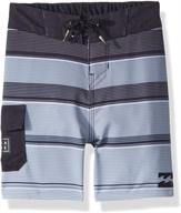 🩳 stylish and durable: billabong boys classic solid boardshort - perfect swimwear for boys logo