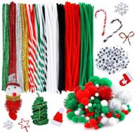 🔧 caydo pipe cleaners set - 350 pieces, including 120 pipe cleaners, 6 sizes of pom poms, and 4 sizes of wiggle eyes - ideal craft diy art supplies logo